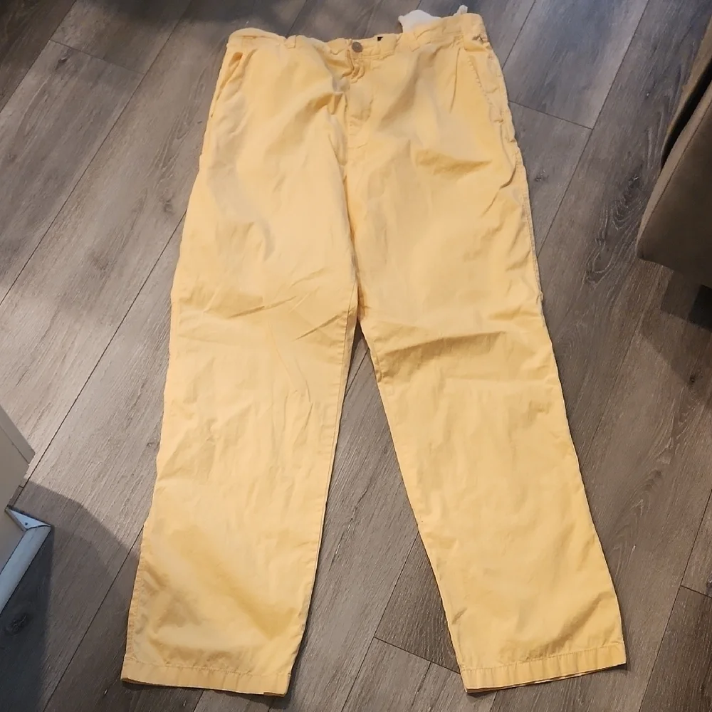 J. Crew Yellow Chinos Versatile Cotton Blend